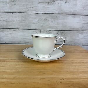 Lenox Federal Platinum Tea Cup and Saucer